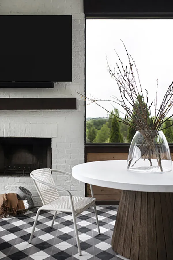 Sunny dining nook with a view in a Whatcom County home